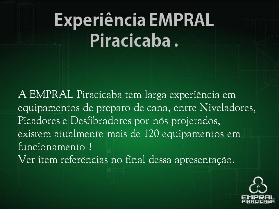 Solução de Preparo de Cana - Slide 10